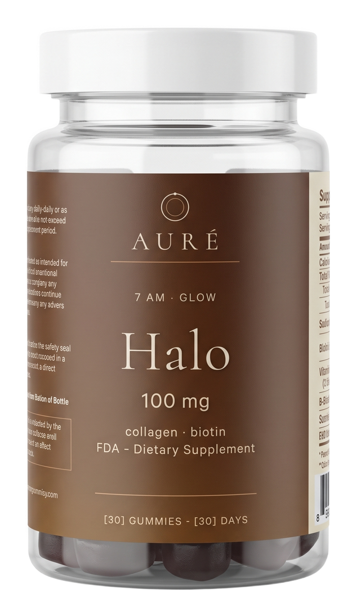 Halo 7 AM Glow Collagen Biotin Gummies