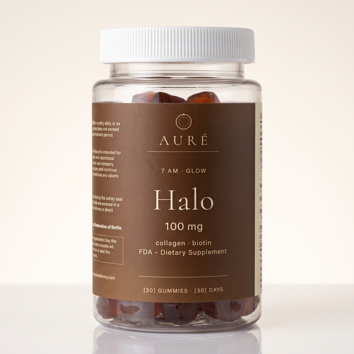 Halo 7 AM Glow Collagen Biotin Gummies