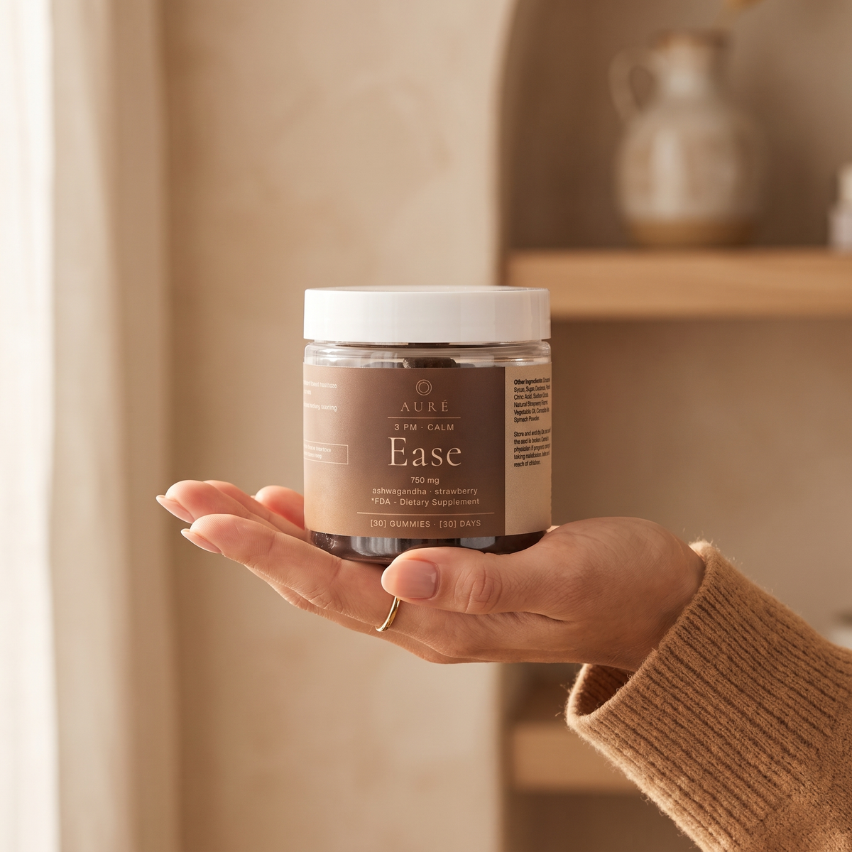  Ease 3 PM Calm Ashwagandha 750mg